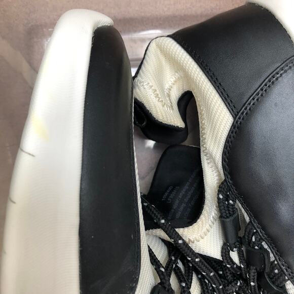 Karl Lagerfeld Sneakers Black White Mesh LeatherIiconic Street Style 10 - Picture 12 of 13